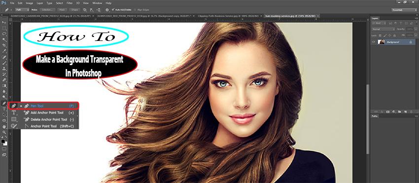 How to make a background transparent in Photoshop